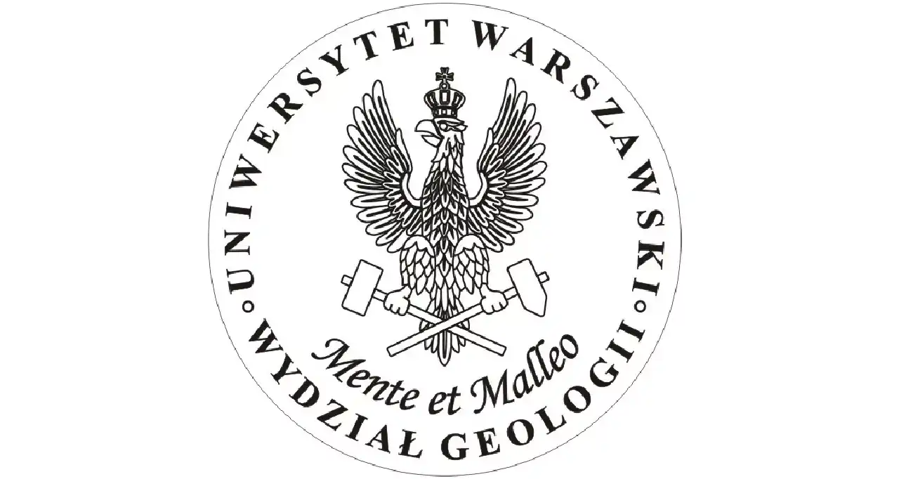 Logo Uniwersytetu Warszawskiego Wydział Geologii – oficjalny partner Wydawnictwa Jasne Strony.
